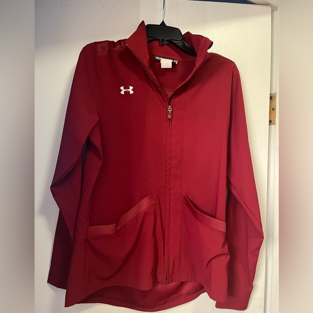 Burgundy Under Armour women’s jacket size M